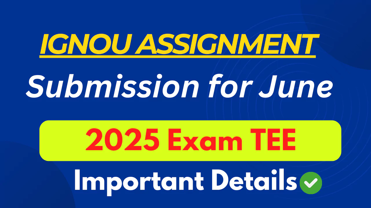 IGNOU Assignment Submission